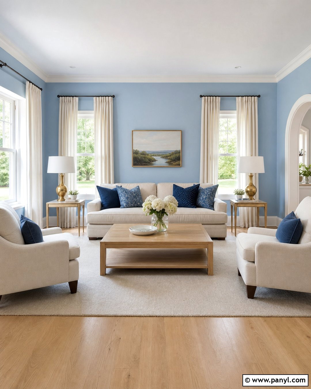 Baby Blue Living Room Walls - 25 Baby Blue Wall Paint Ideas