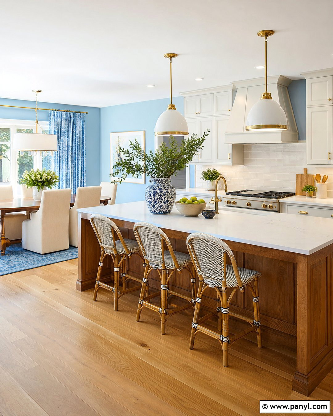 Baby Blue Open Plan Kitchen Walls - 25 Baby Blue Kitchen Walls