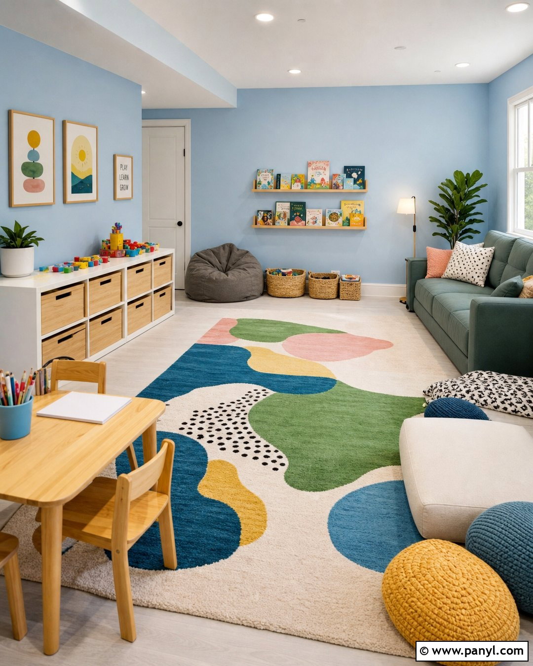 Baby Blue Playroom Walls - 35 baby blue wall ideas