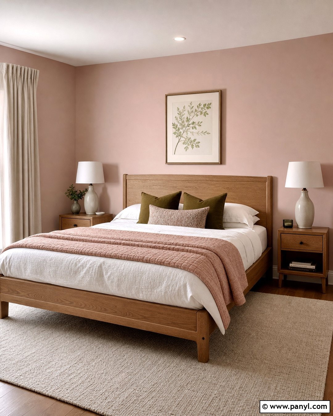 Baby Pink Bedroom - 35 Baby Pink Wall Ideas