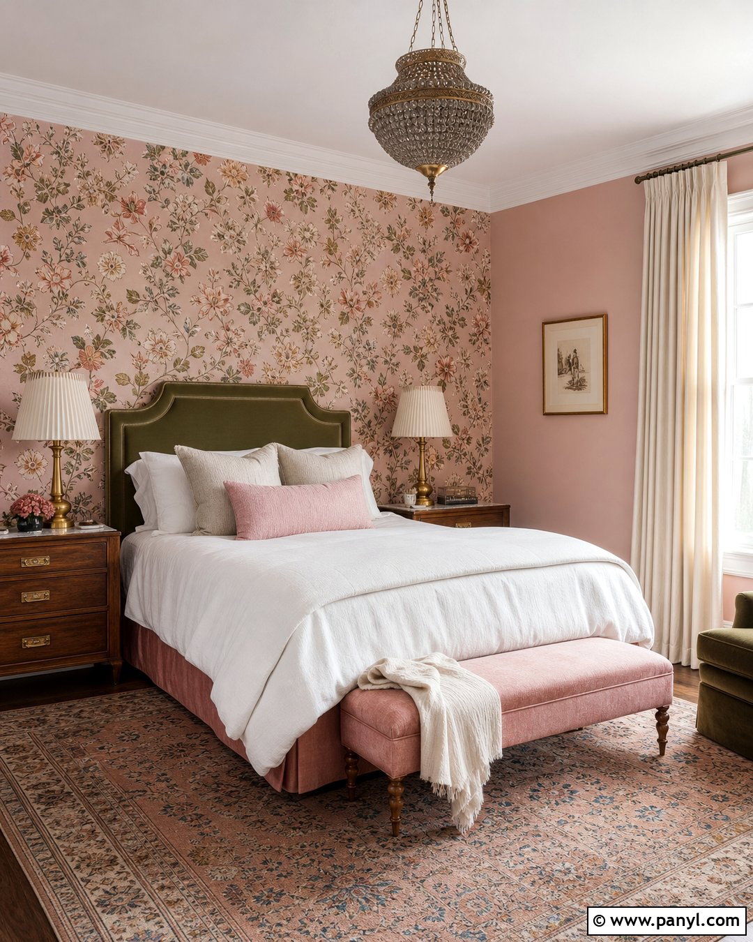 Baby Pink Floral Wallpaper - 35 Baby Pink Wall Ideas