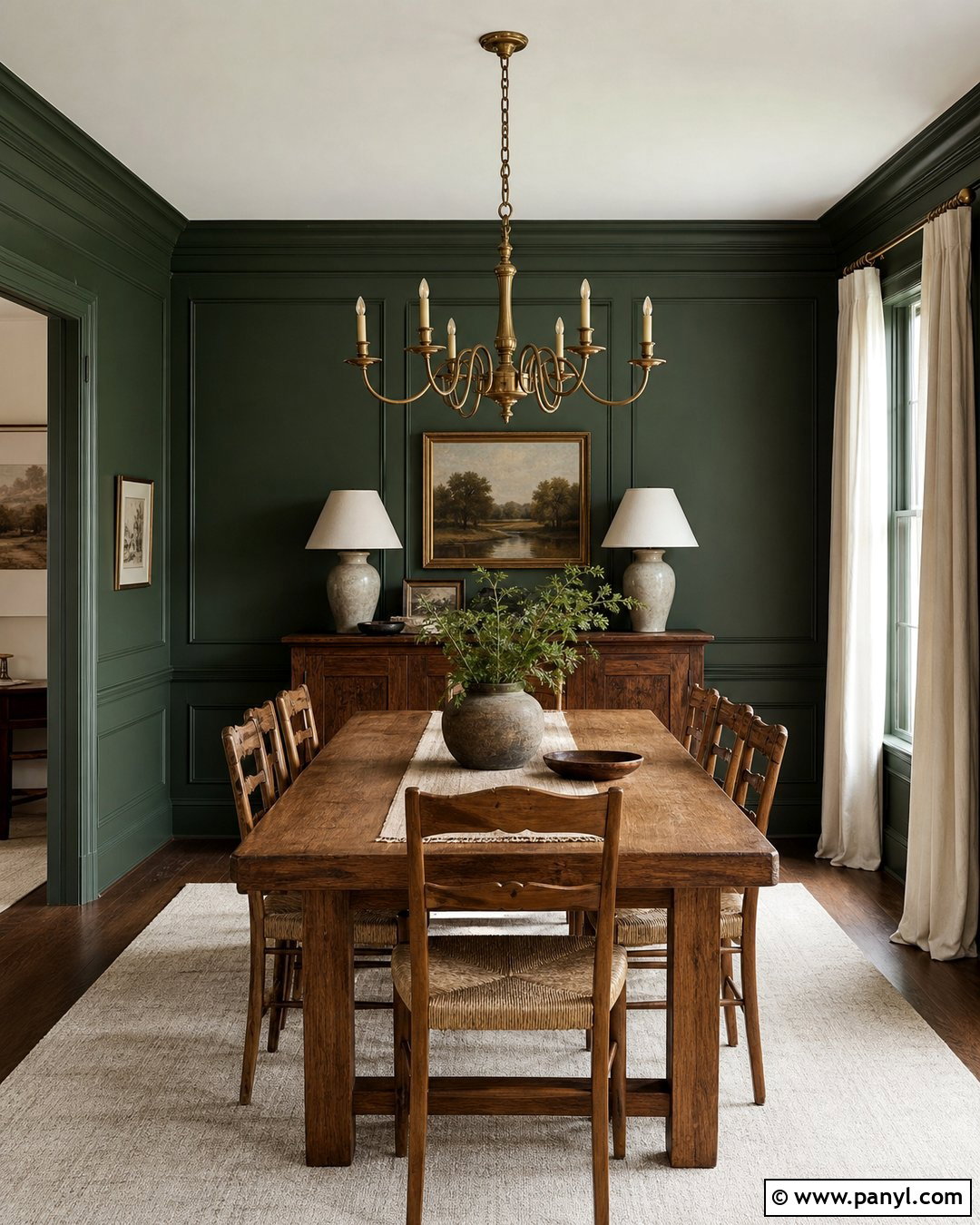 Backwoods Green Dining Room - 30 benjamin moore backwoods green ideas