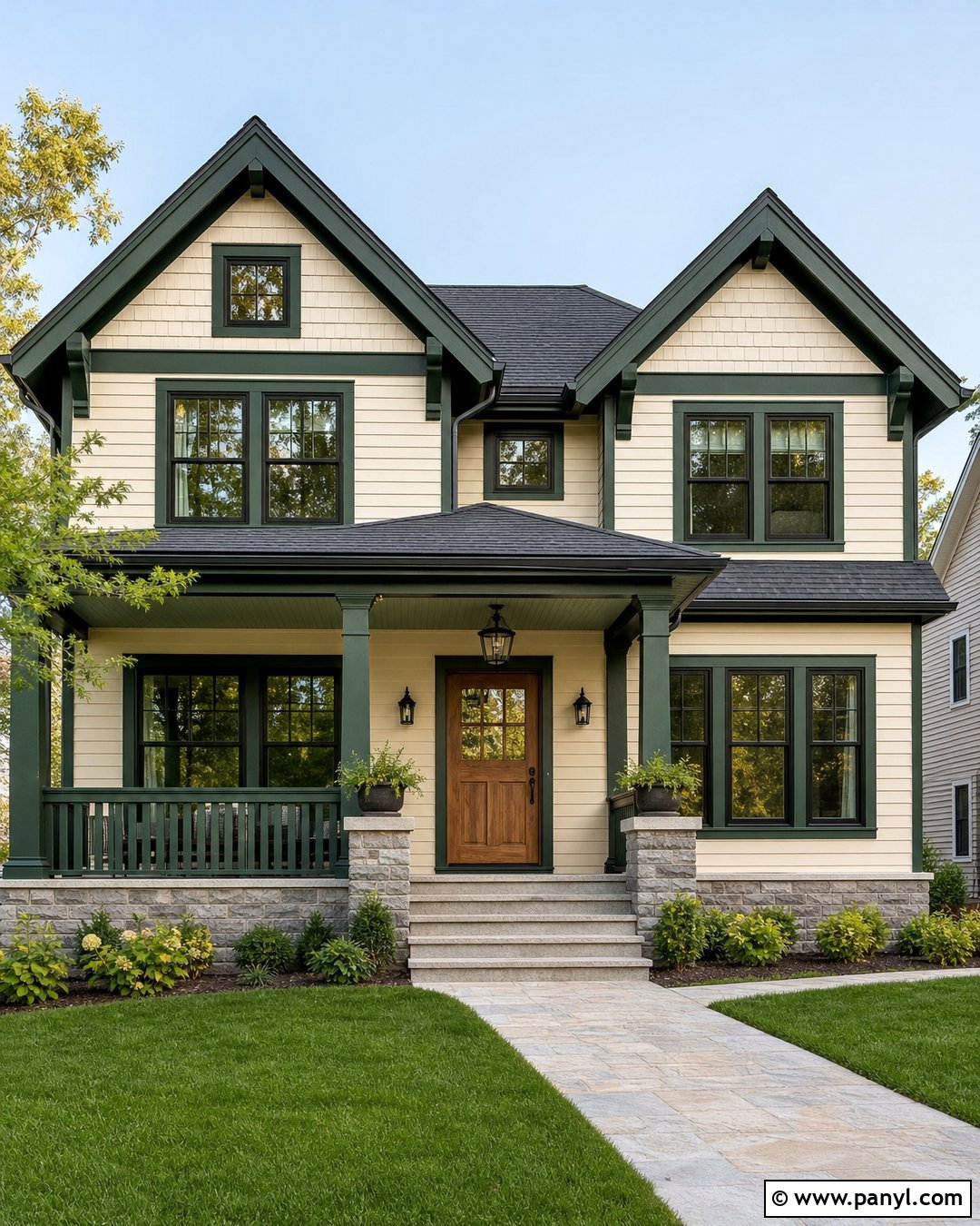 Backwoods Green Exterior Trim - 30 benjamin moore backwoods green ideas