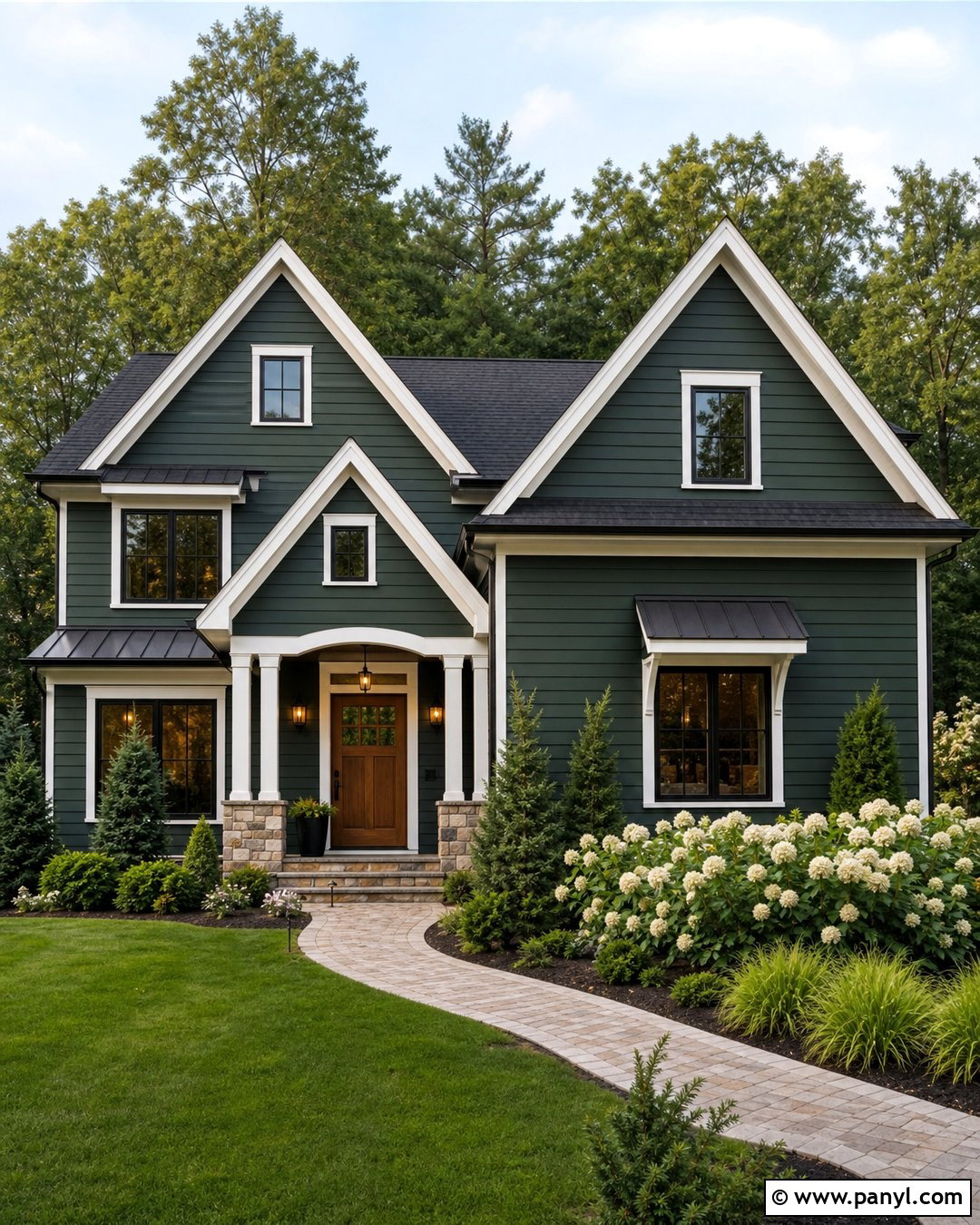 Backwoods Green House Exterior - 30 benjamin moore backwoods green ideas