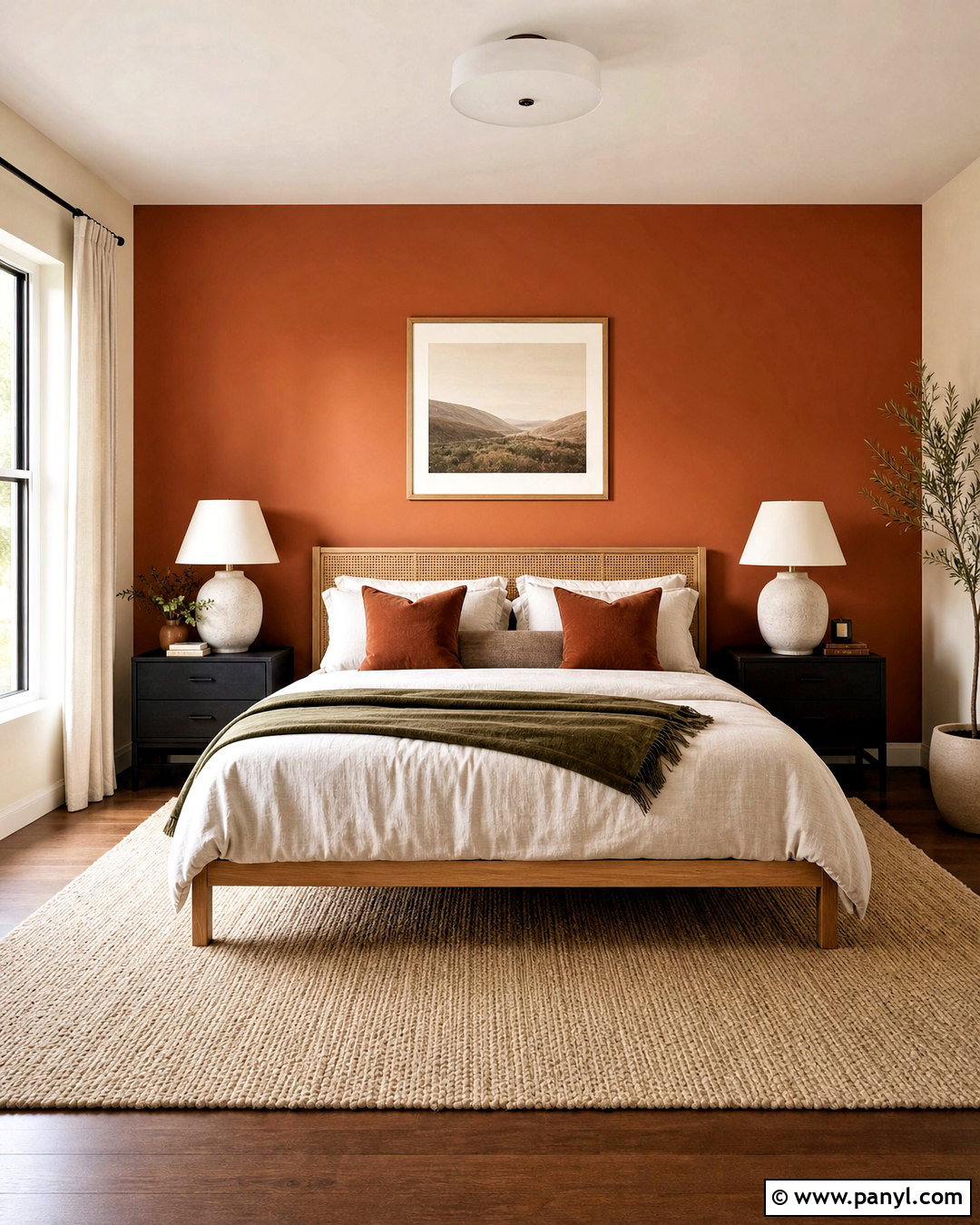 Baked Clay SW 6340 Burnt Orange Paint Color - 20 burnt orange paint colors