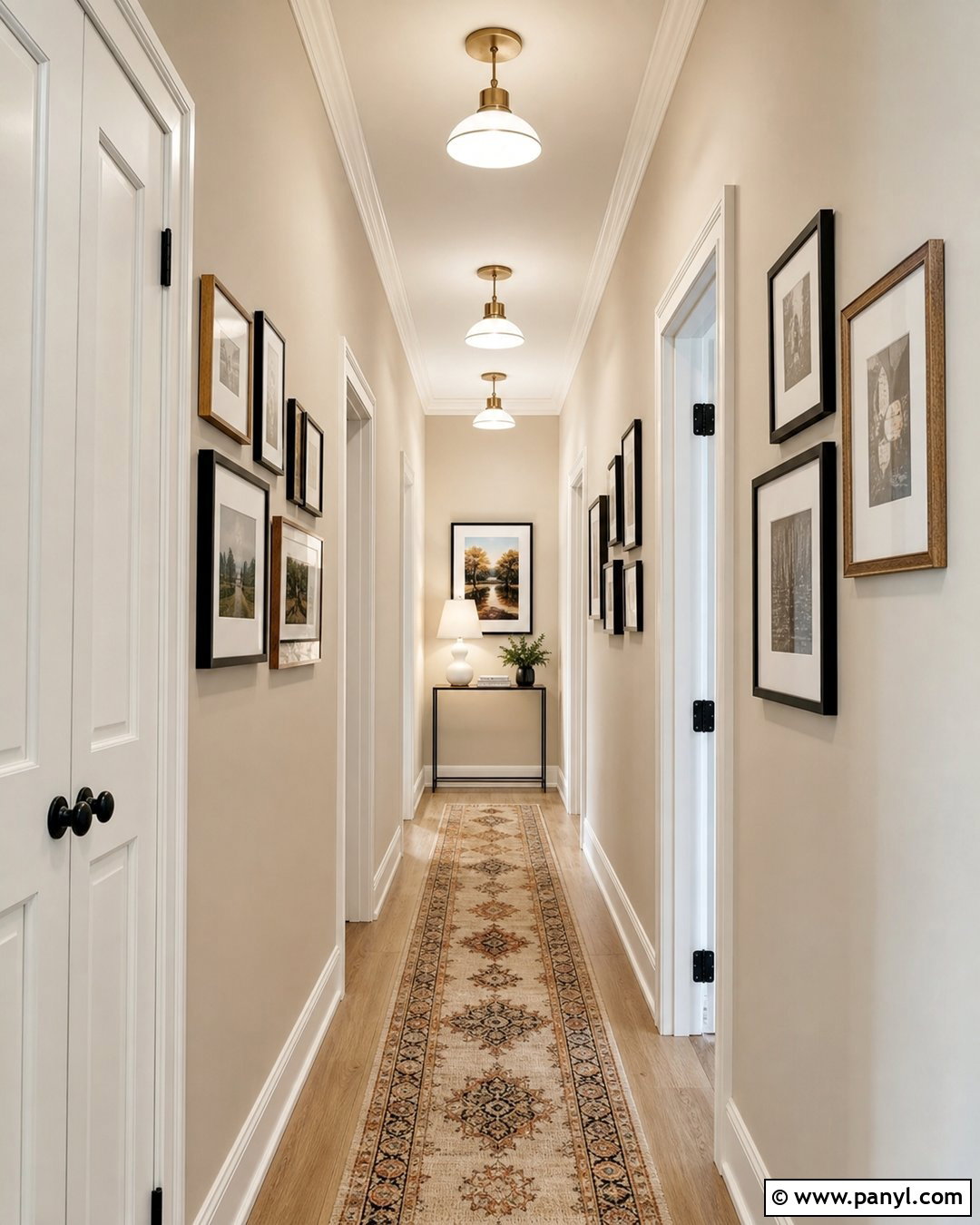 Balanced Beige Hallway - 25 Balanced Beige Walls