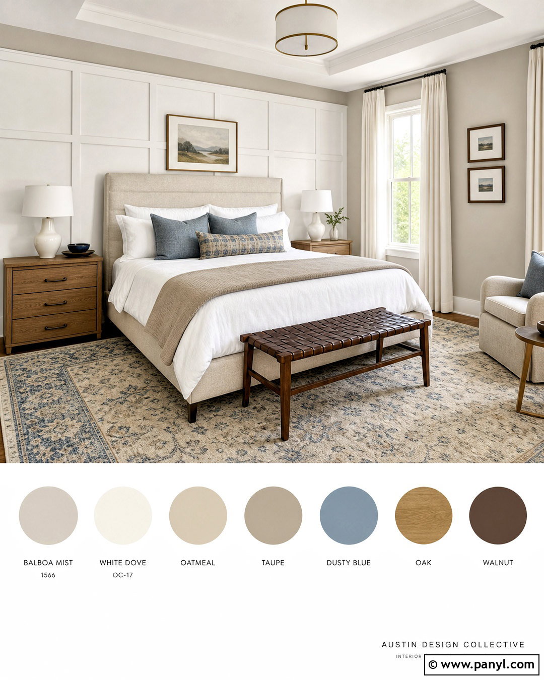 Balboa Mist And White Dove Guest Room - 20 balboa mist white dove color palette ideas