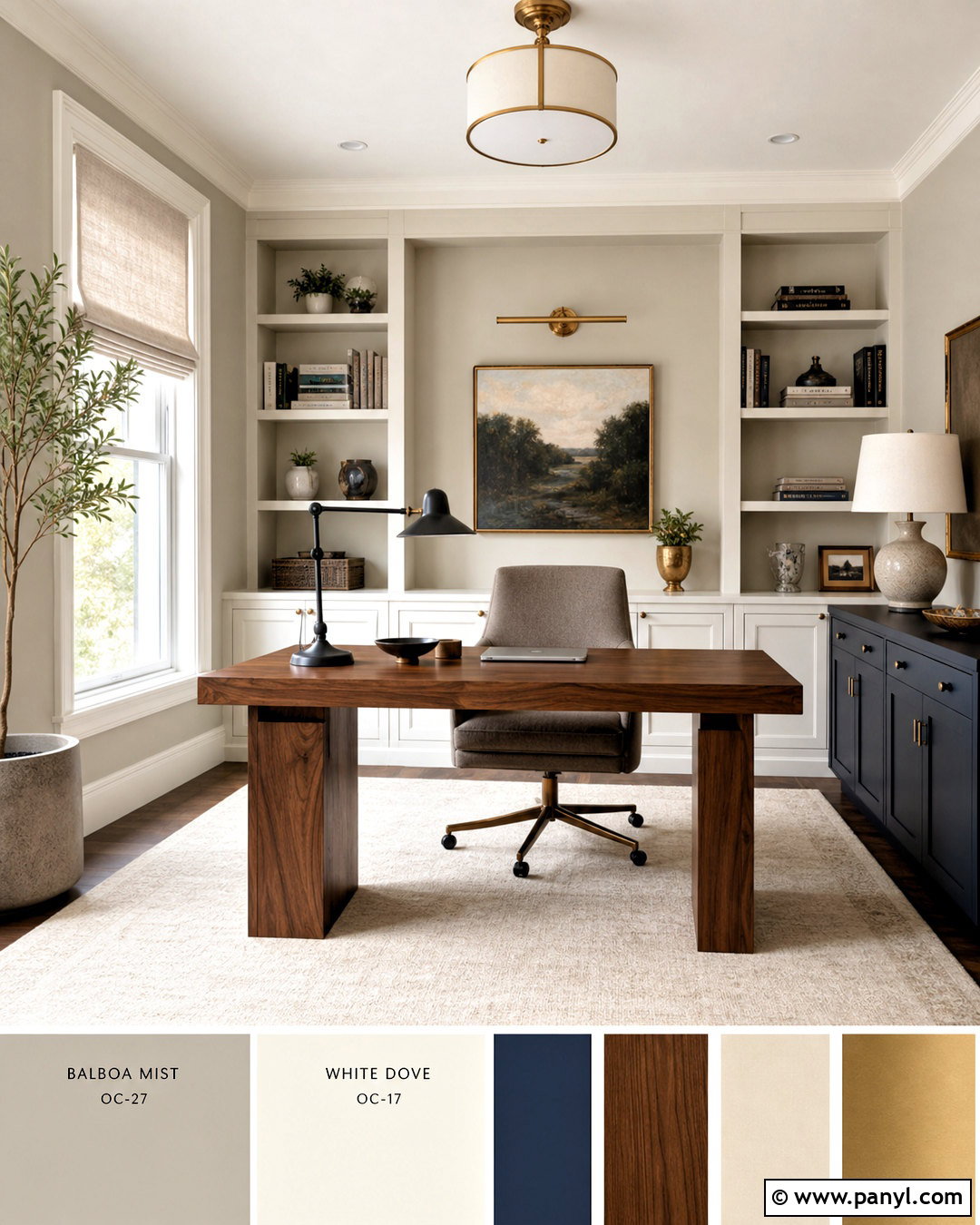 Balboa Mist And White Dove Home Office - 20 balboa mist white dove color palette ideas