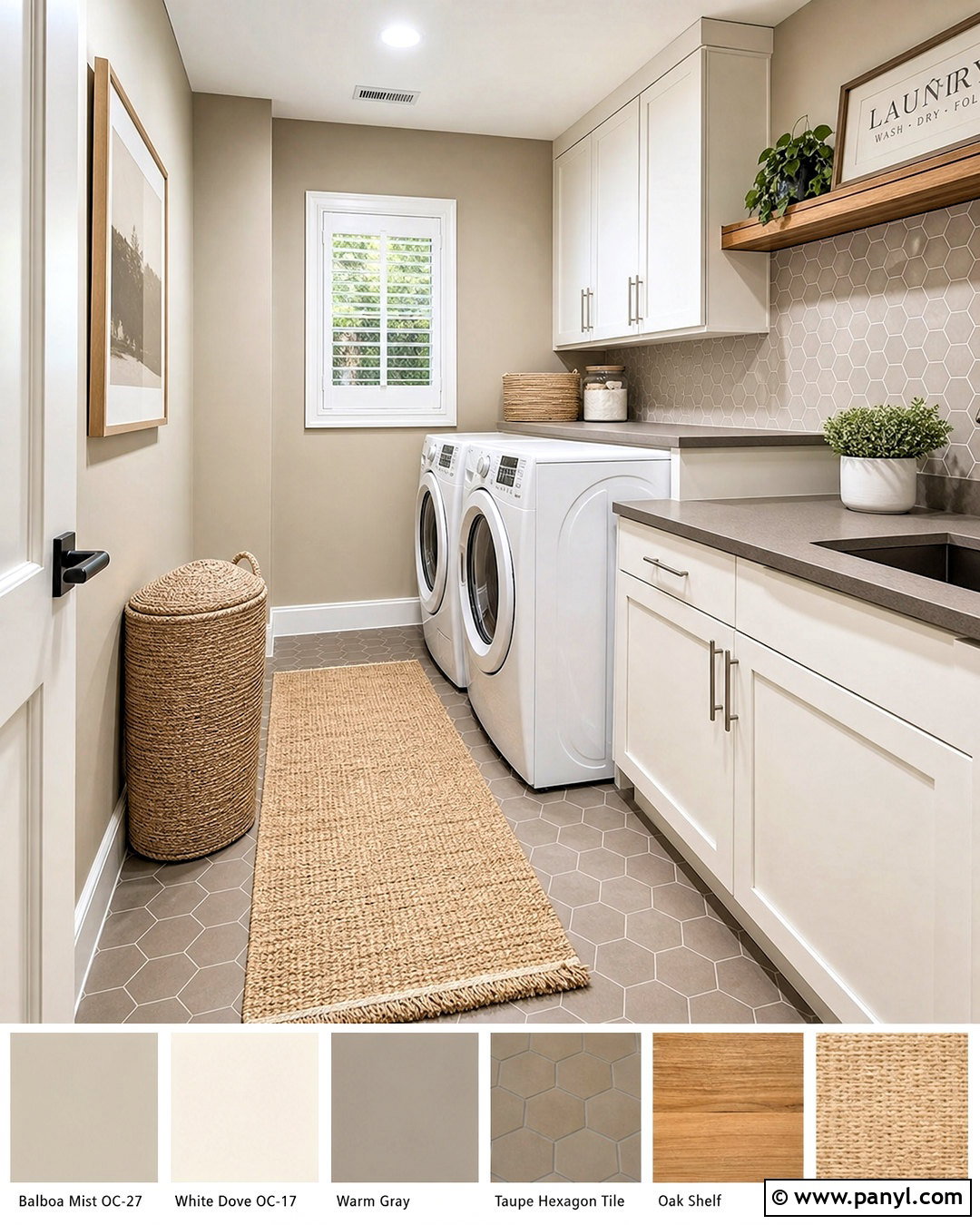 Balboa Mist And White Dove Laundry Room - 20 balboa mist white dove color palette ideas