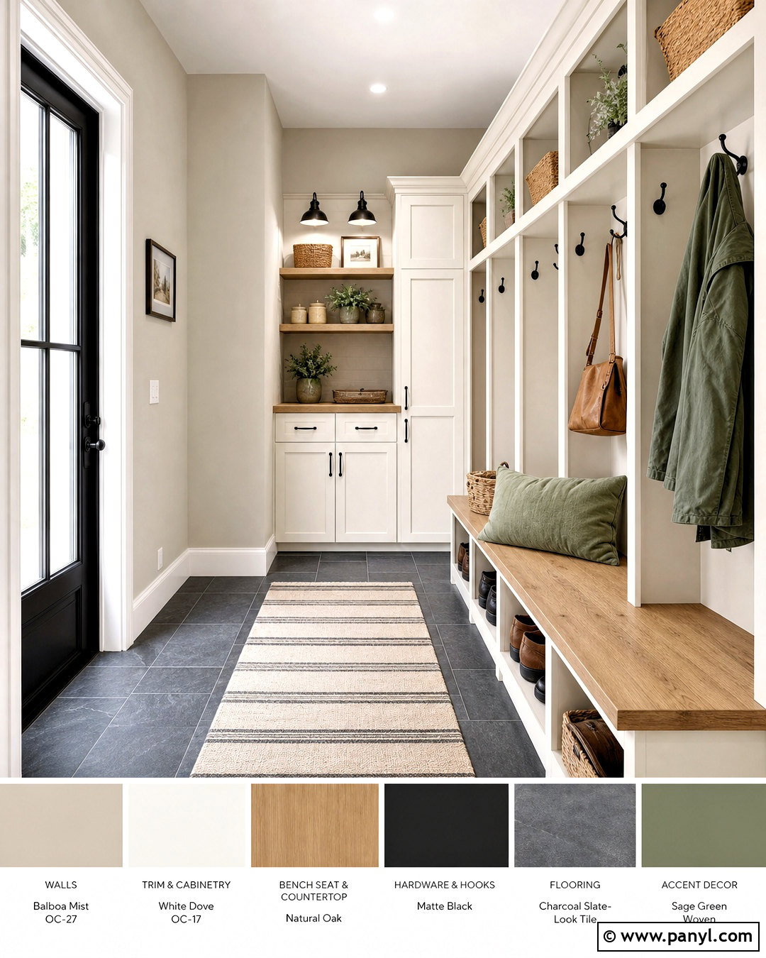 Balboa Mist And White Dove Mudroom - 20 balboa mist white dove color palette ideas