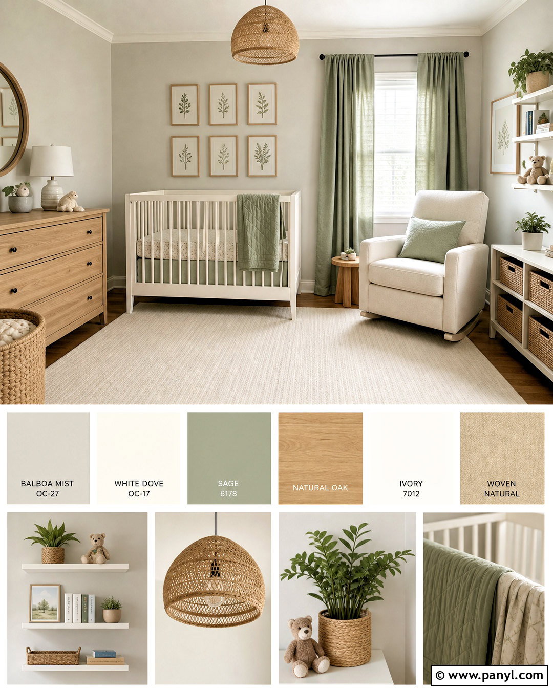 Balboa Mist And White Dove Nursery - 20 balboa mist white dove color palette ideas