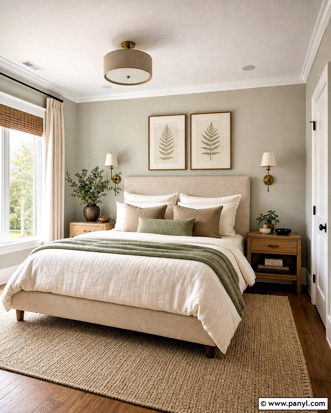 Balboa Mist Bedroom With White Dove Woodwork - 20 balboa mist and white dove ideas