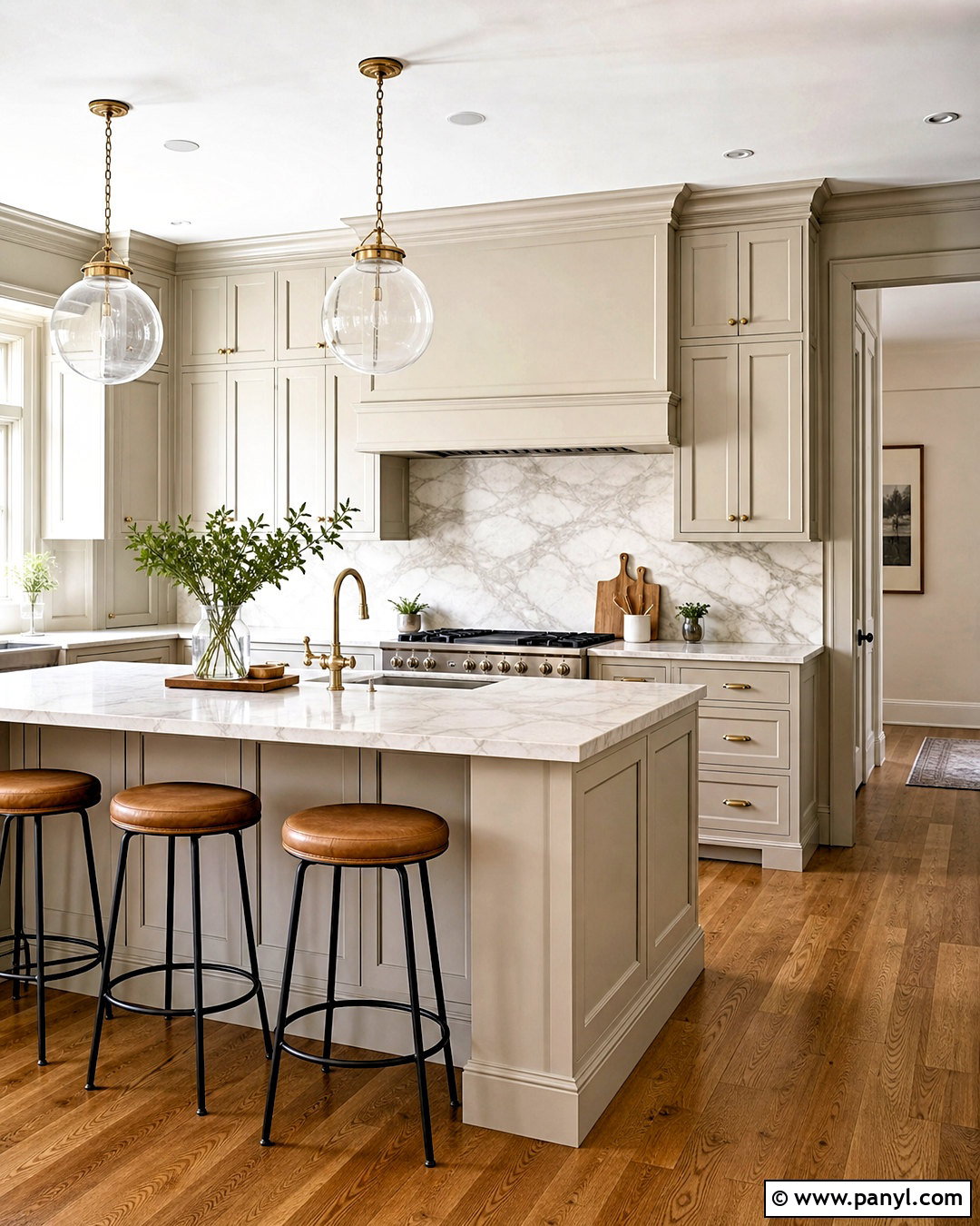 Balboa Mist Cabinets With Marble Countertops - 20 balboa mist kitchen cabinets