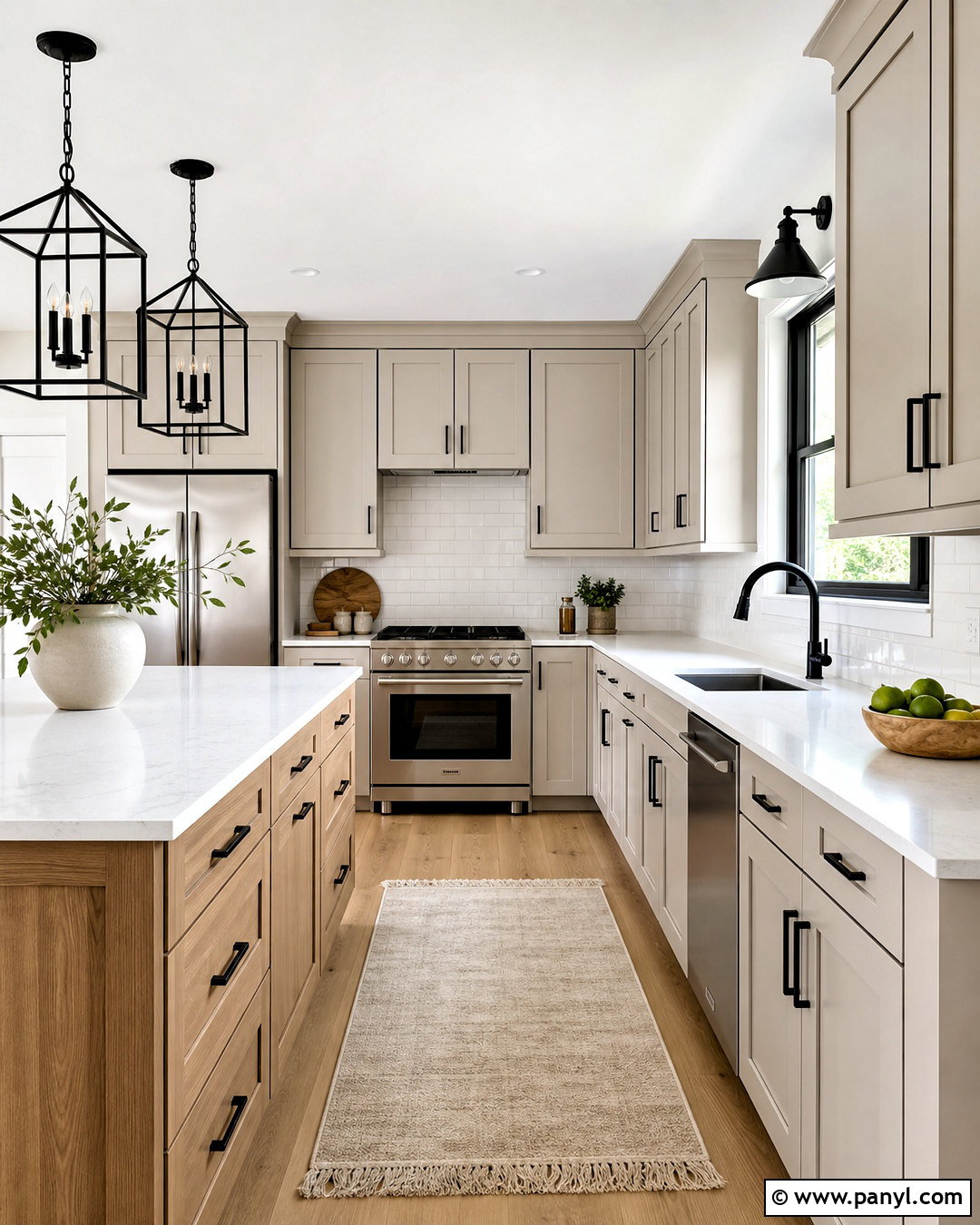 Balboa Mist Cabinets With White Subway Tile - 20 balboa mist kitchen cabinets