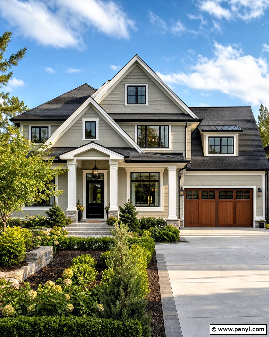 Balboa Mist Exterior With Charcoal Roof - 20 balboa mist house exterior ideas