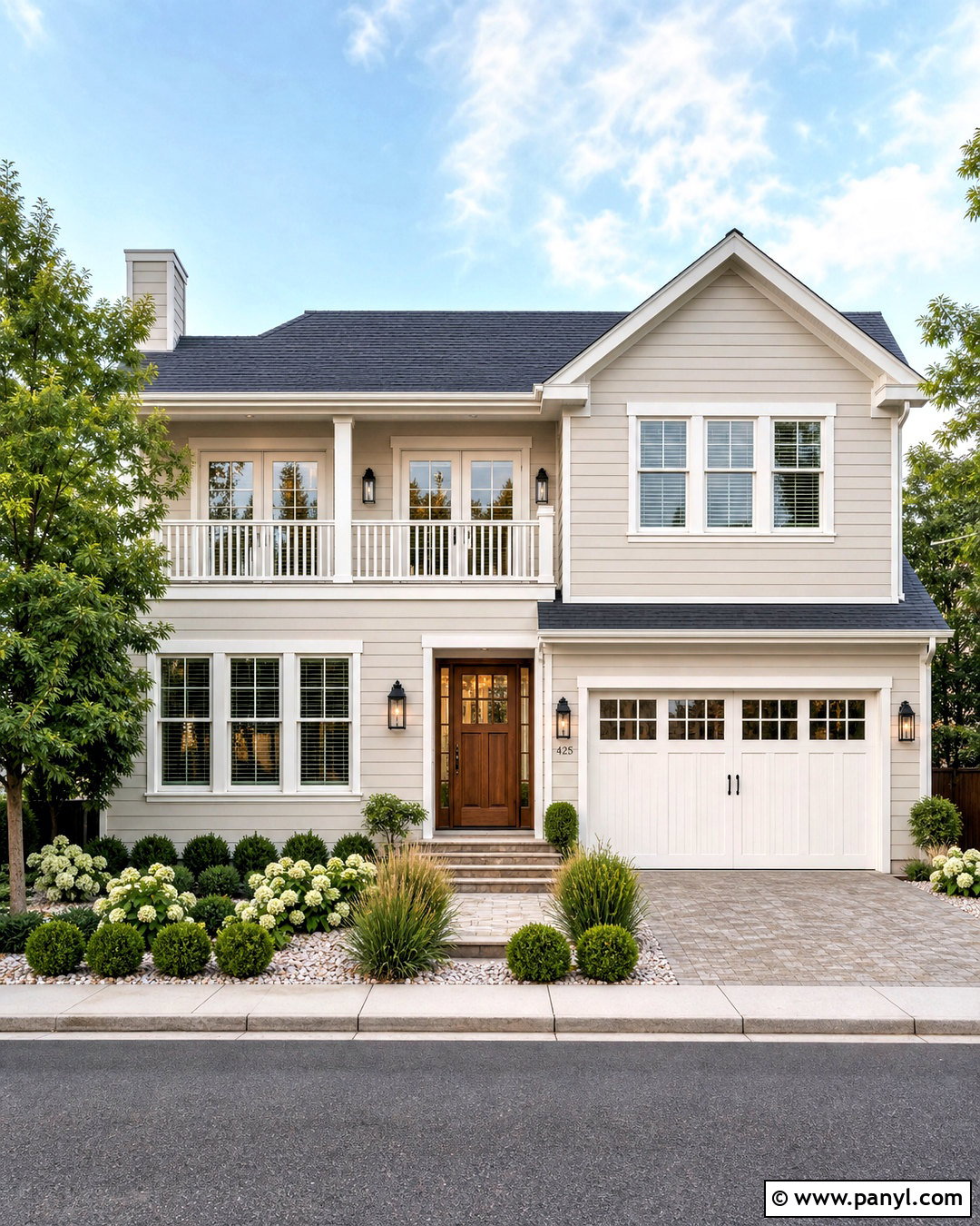 Balboa Mist Exterior With White Dove Trim - 20 balboa mist house exterior ideas