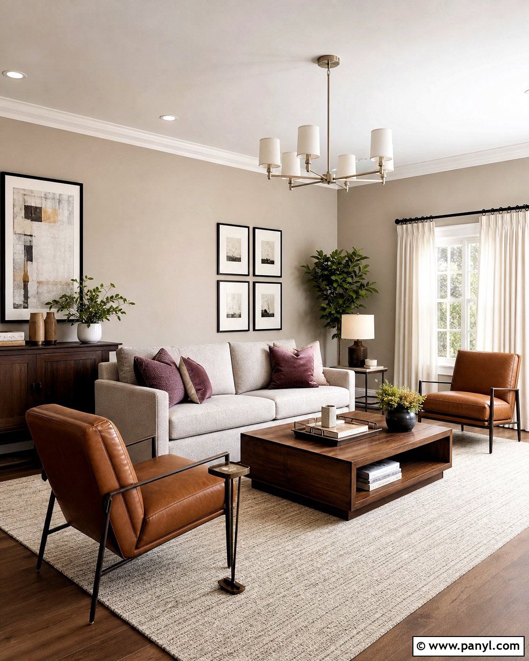 Balboa Mist Greige Living Room - 20 greige paint colors living room ideas