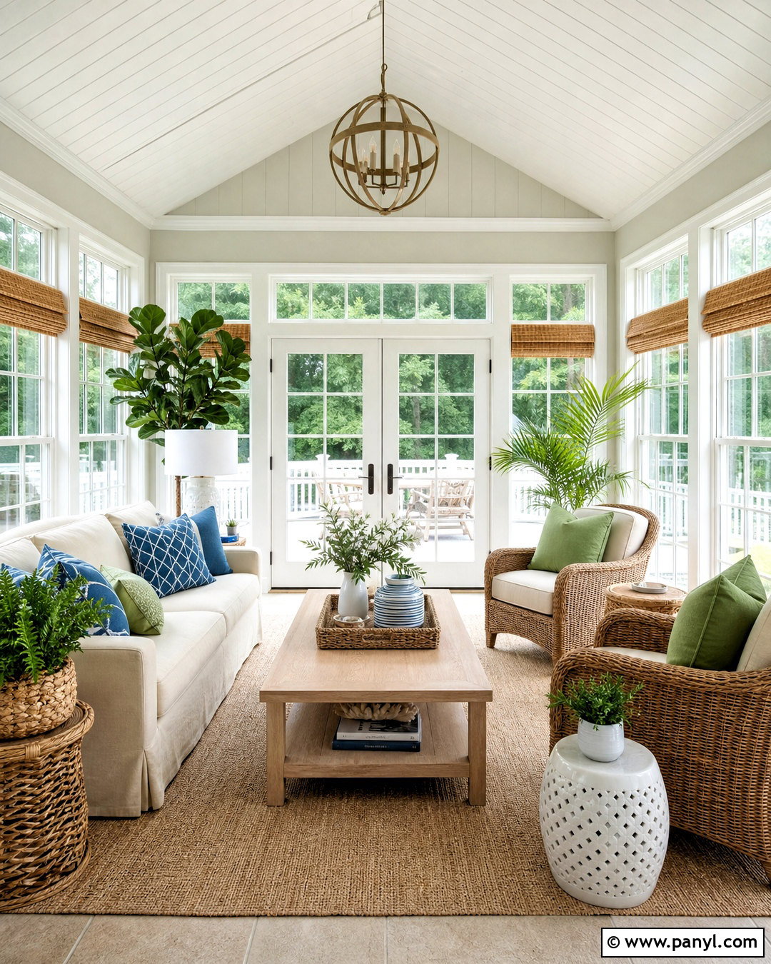 Balboa Mist Sunroom With White Dove Windows - 20 balboa mist and white dove ideas