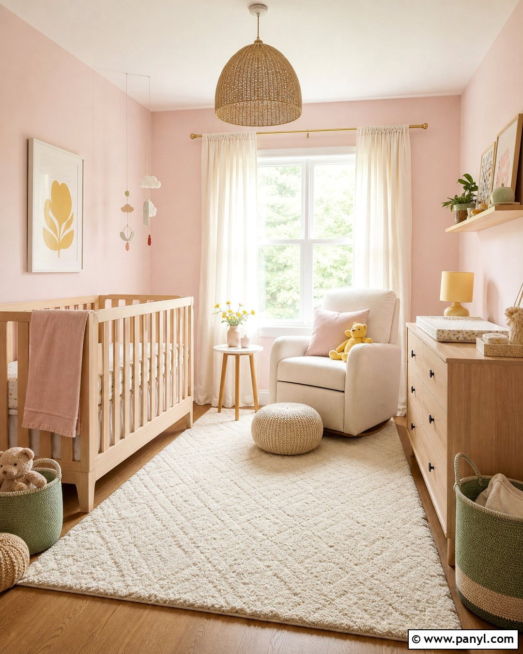 Ballet Pink Nursery Walls - 35 Pink Wall Color Ideas