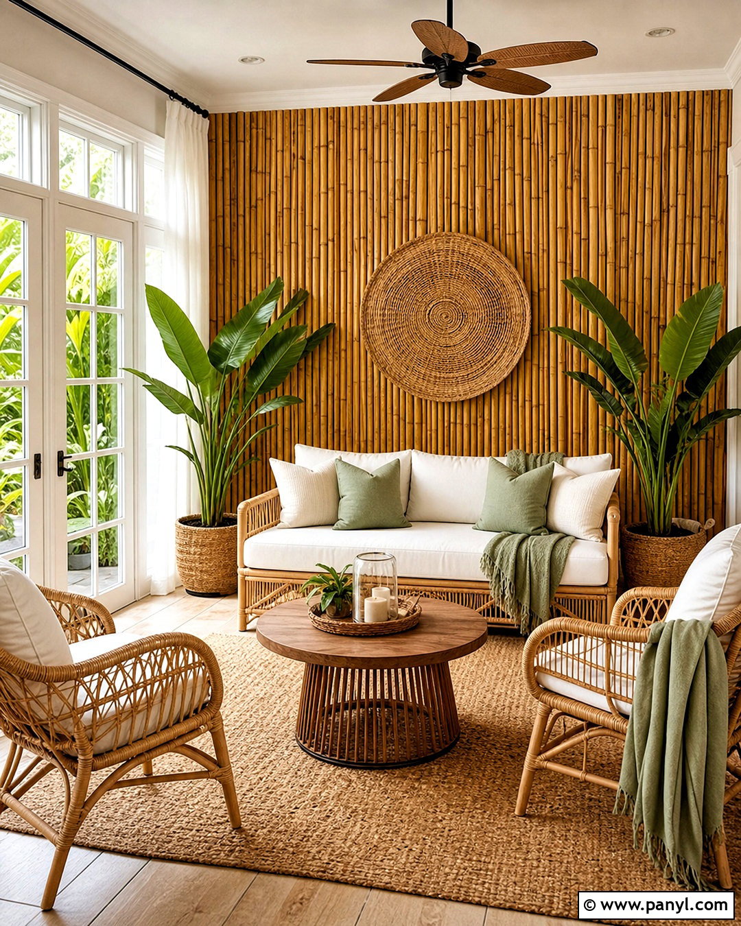 Bamboo 3D Wall Texture - 20 3d wall texture ideas