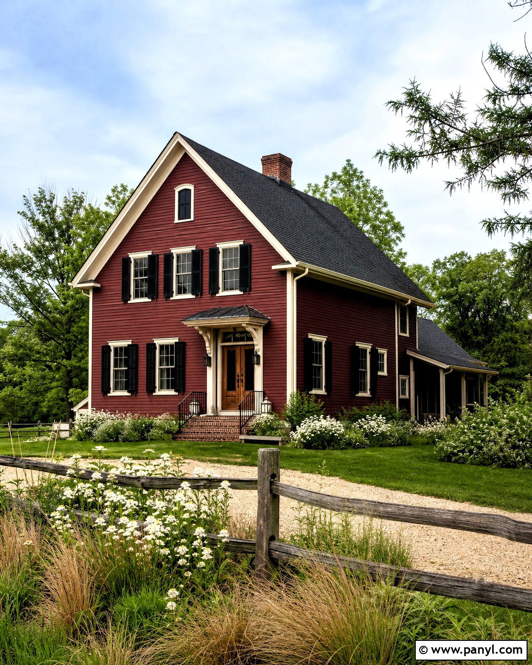 Barn Red Farmhouse Exterior - 20 exterior farmhouse paint colors
