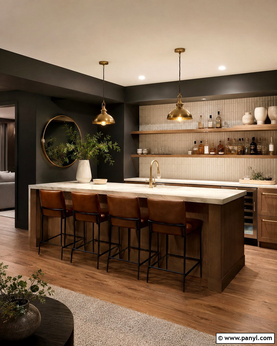 Basement Bar Charcoal Walls - 20 Basement Bar Wall Colors