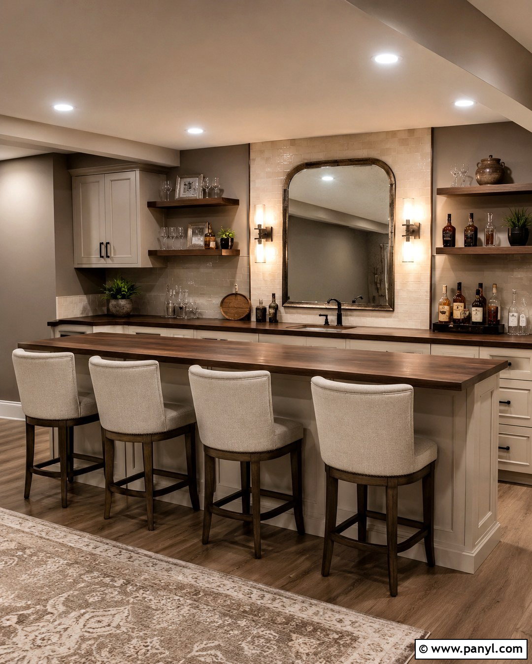 Basement Bar Mushroom Taupe Walls - 20 Basement Bar Wall Colors