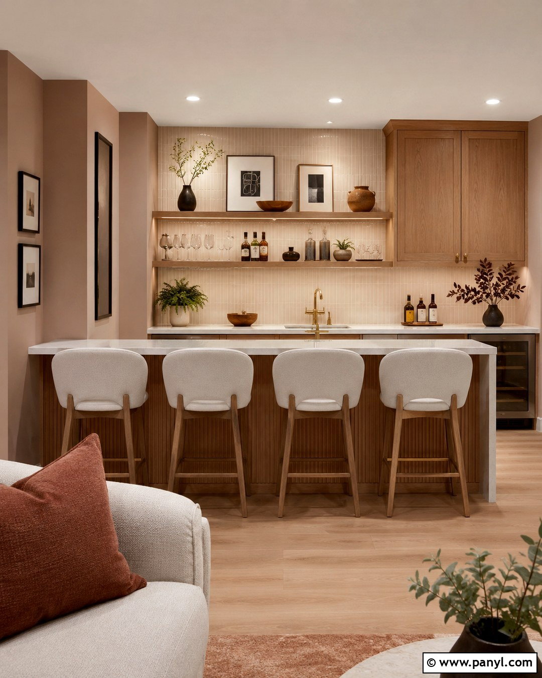 Basement Bar Soft Clay Walls - 20 Basement Bar Wall Colors