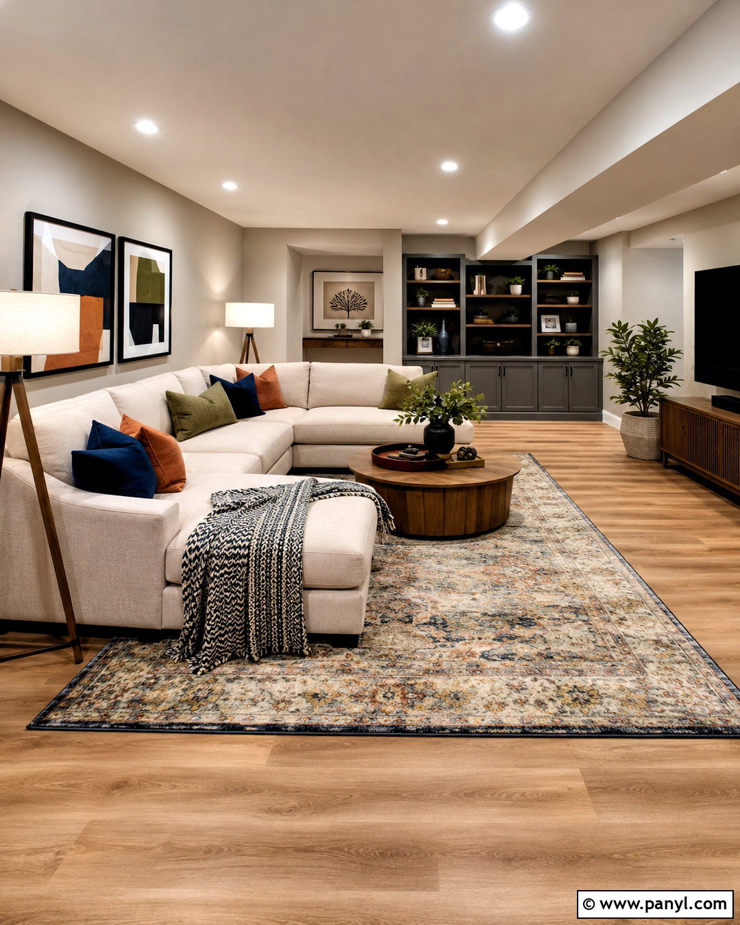 Basement Family Room - 20 cool basement ideas