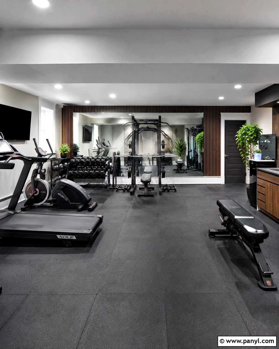 Basement Home Gym - 20 cool basement ideas