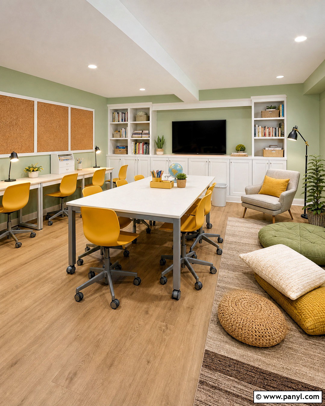 Basement Homeschool Room - 20 unique basement ideas