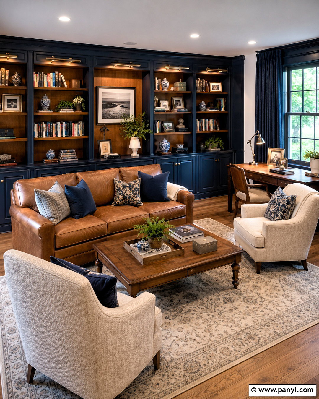 Basement Library - 20 cool basement ideas