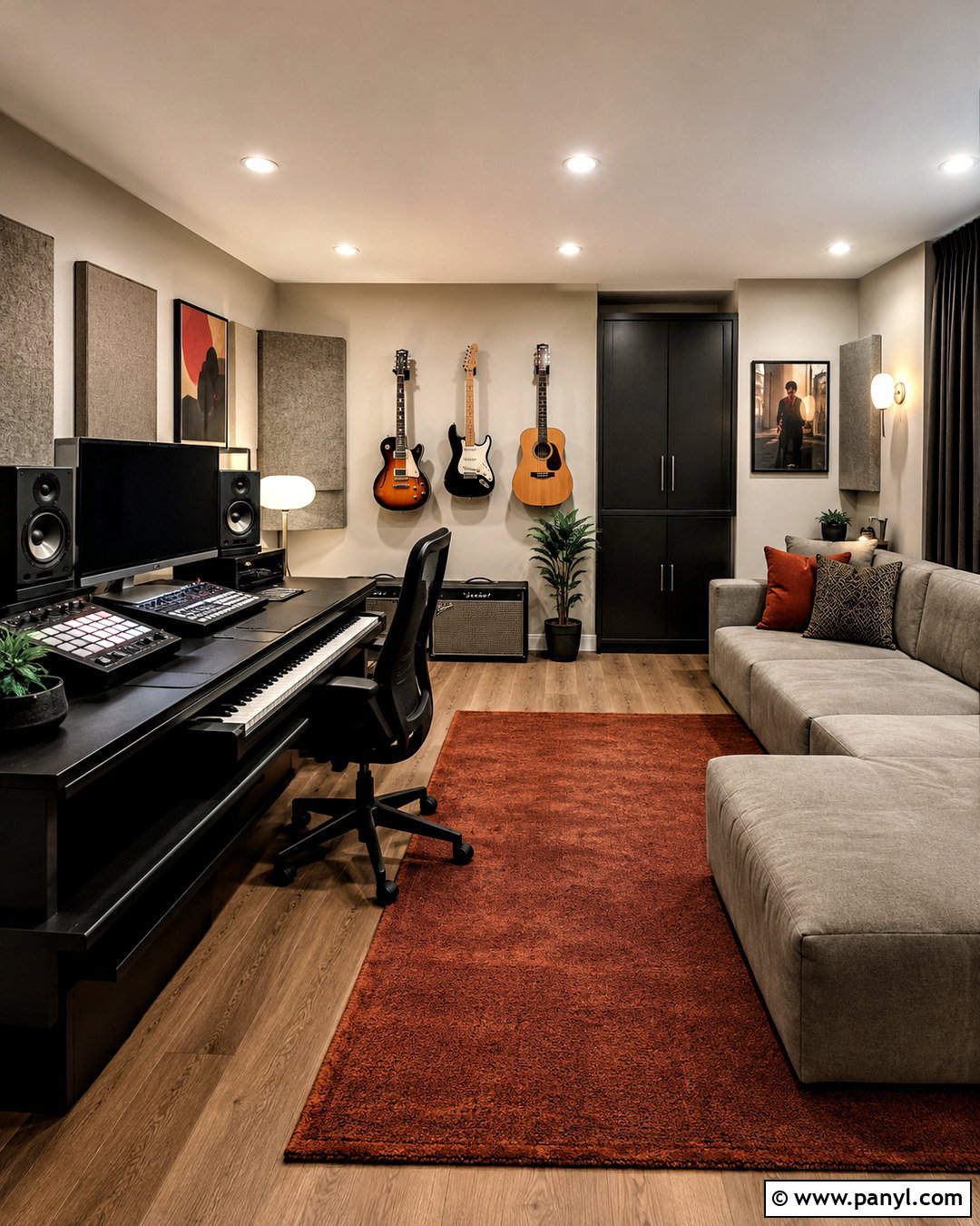 Basement Music Office Room - 20 music office room ideas