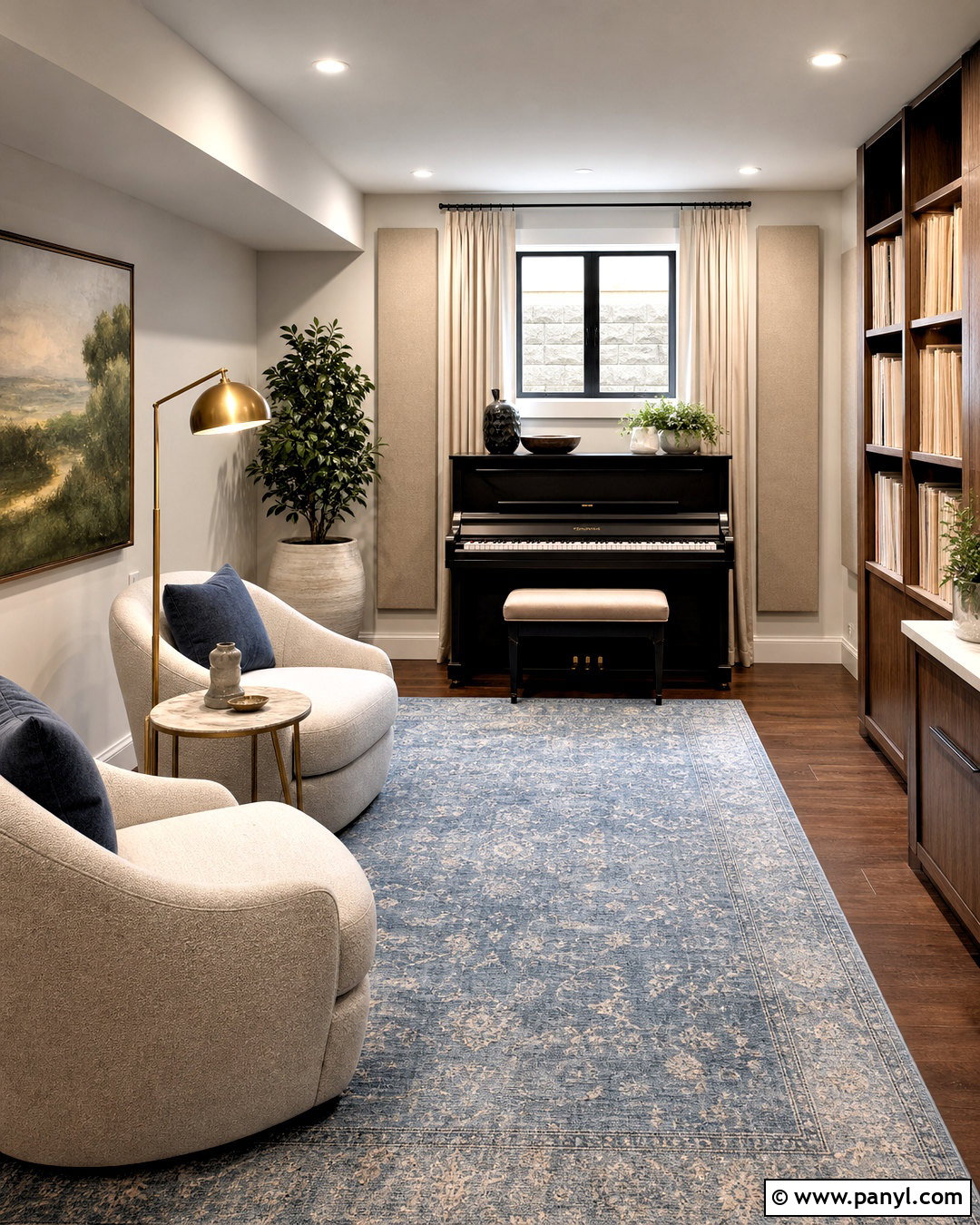 Basement Piano Music Room - 20 basement music room ideas