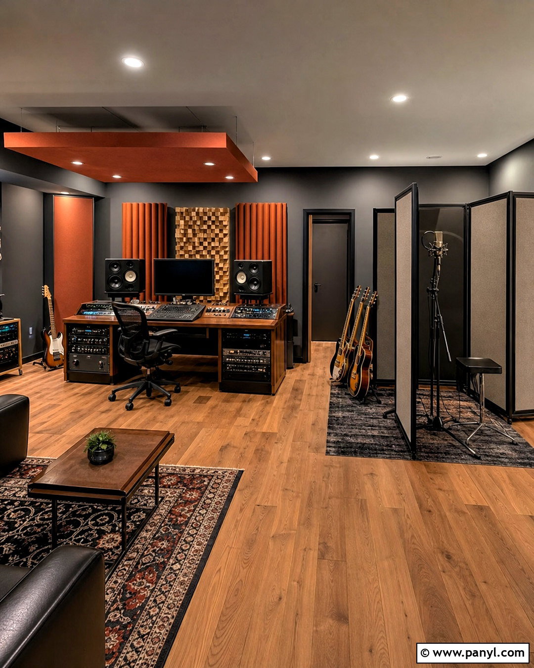 Basement Recording Studio - 20 basement music room ideas
