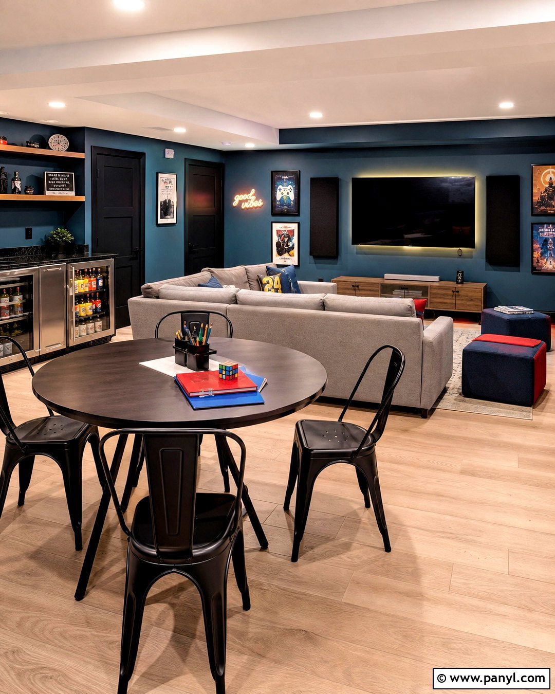 Basement Teen Hangout - 20 unique basement ideas