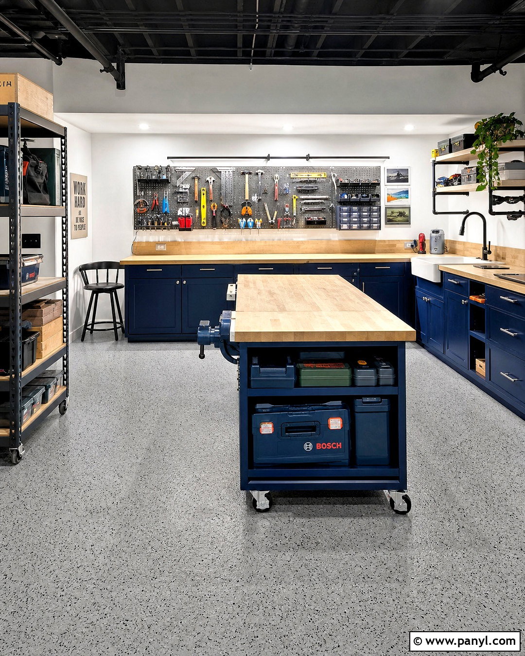Basement Workshop And Maker Space - 20 unique basement ideas