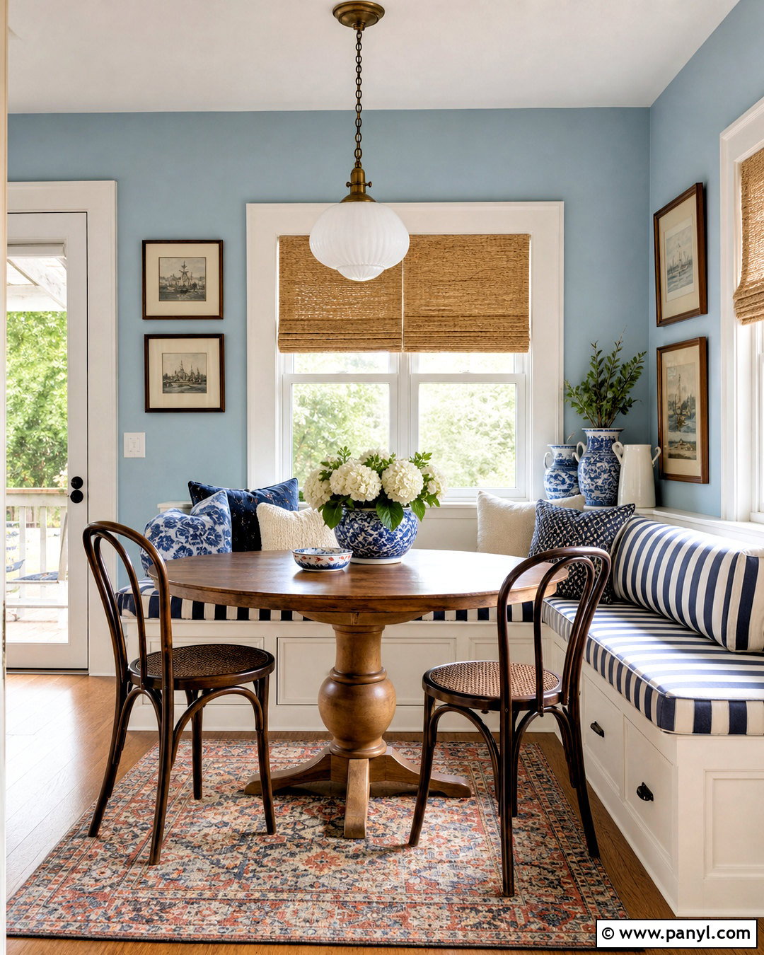 Basin Blue Baby Blue Breakfast Nook - 20 baby blue paint colors