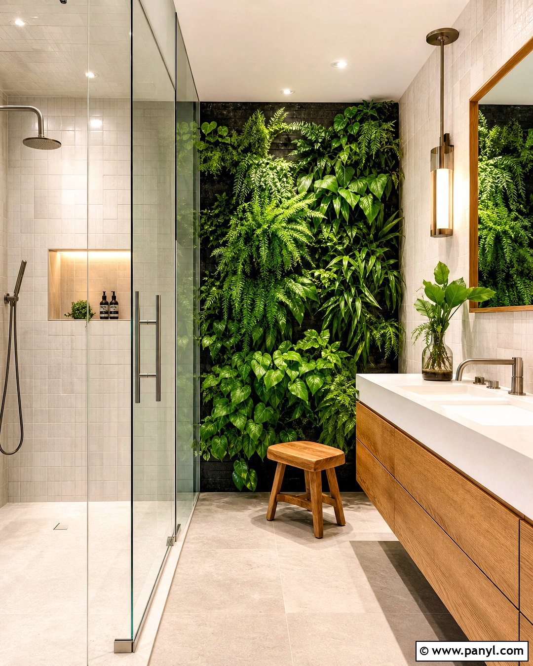 Bathroom Green Wall - 20 greenwall interior design ideas