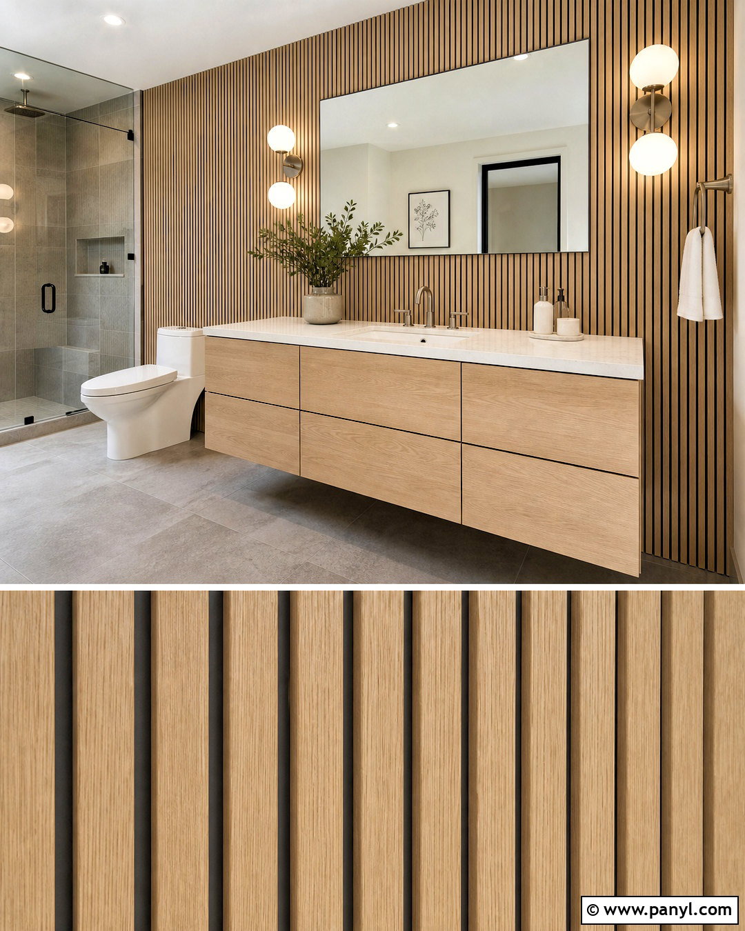 Bathroom Slat Wall - 20 slat wall ideas