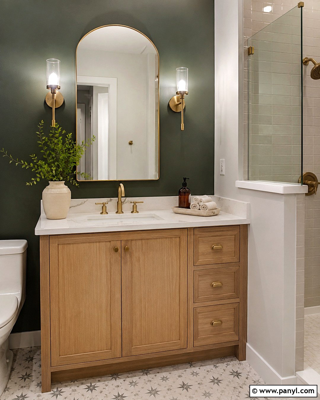 Bathroom Vanity Wall - 20 Which Walls To Paint Accent Ideas