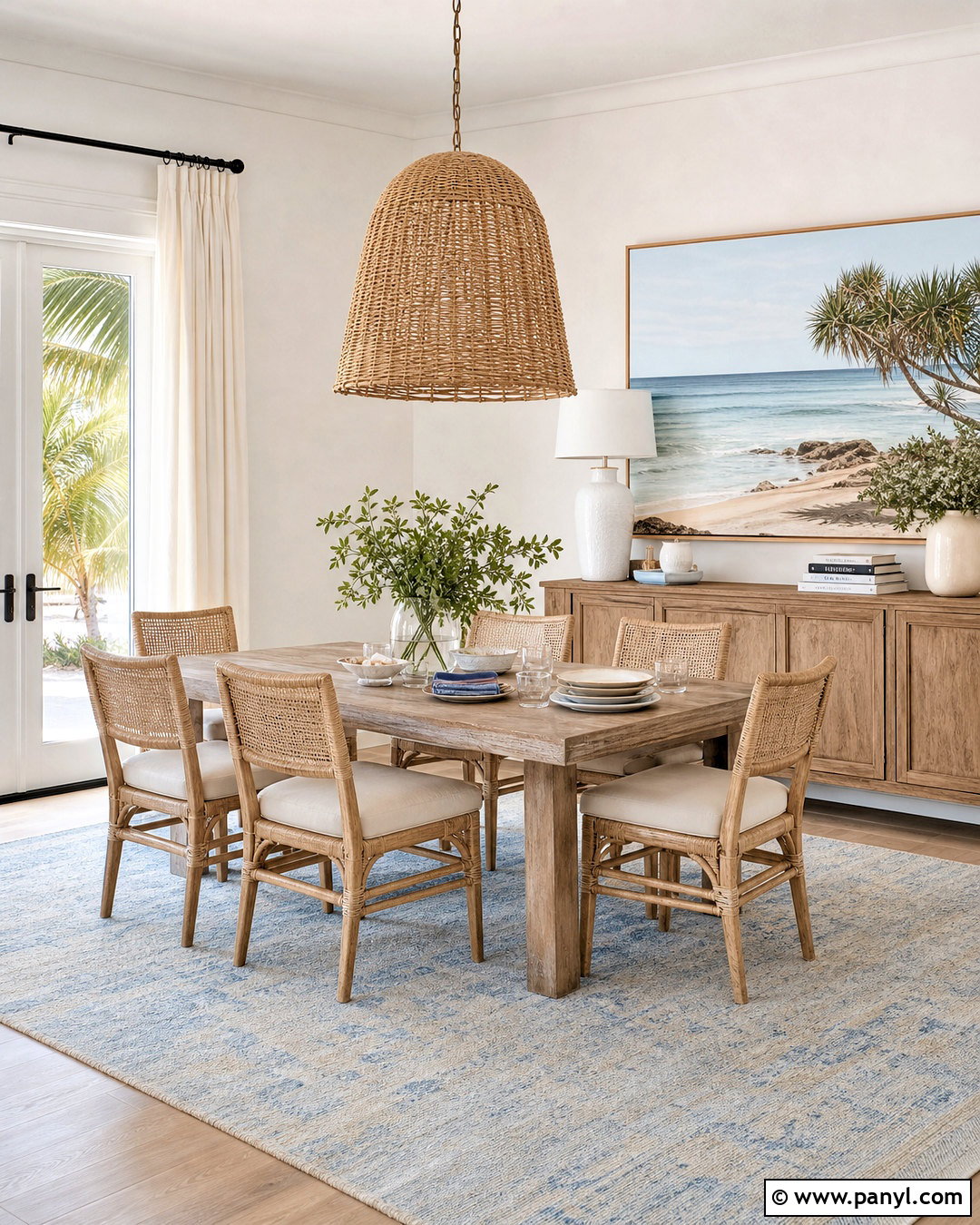 Beachy Dining Room - 20 beachy interior design ideas