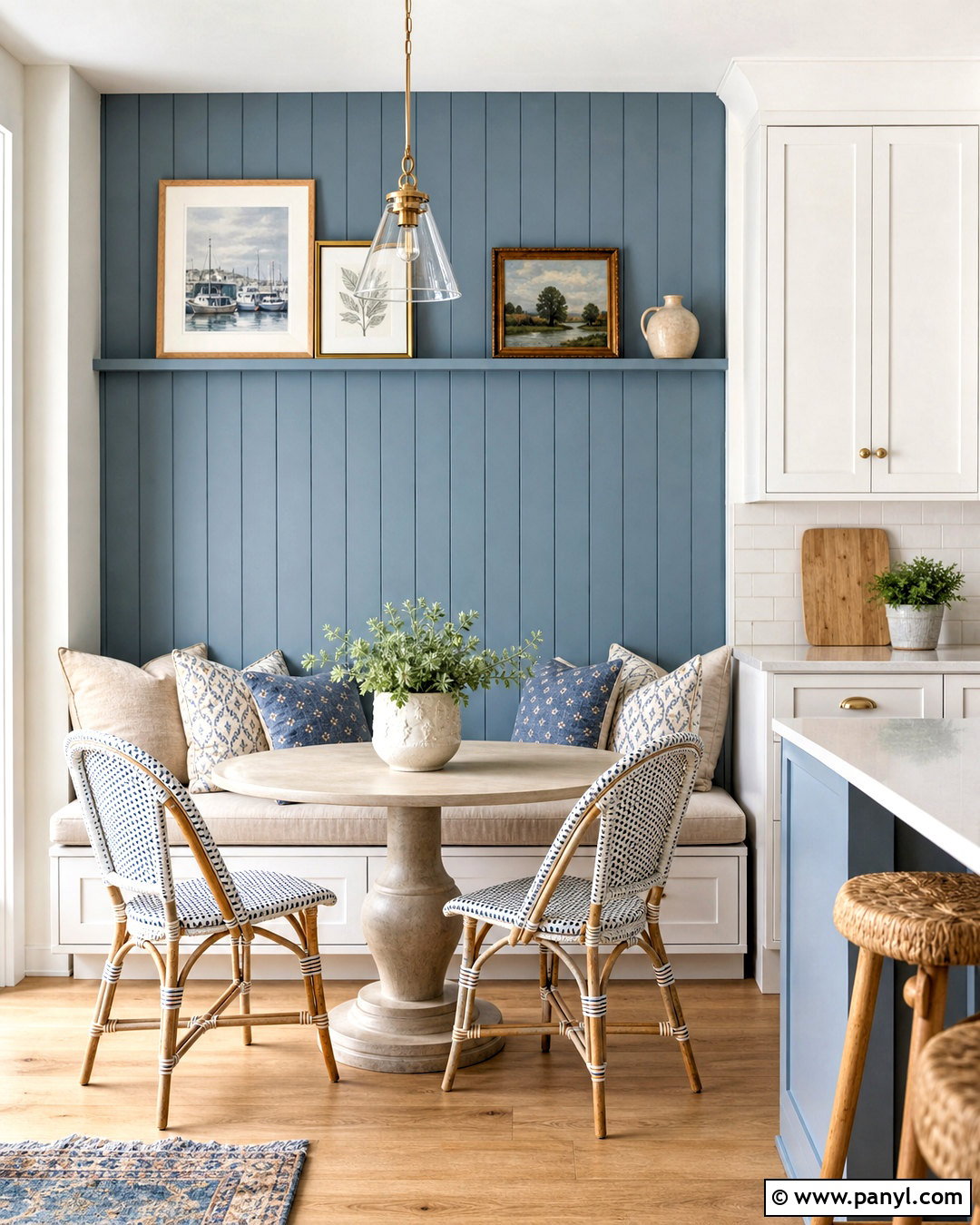 Beadboard Kitchen Accent Wall - 20 kitchen accent wall ideas