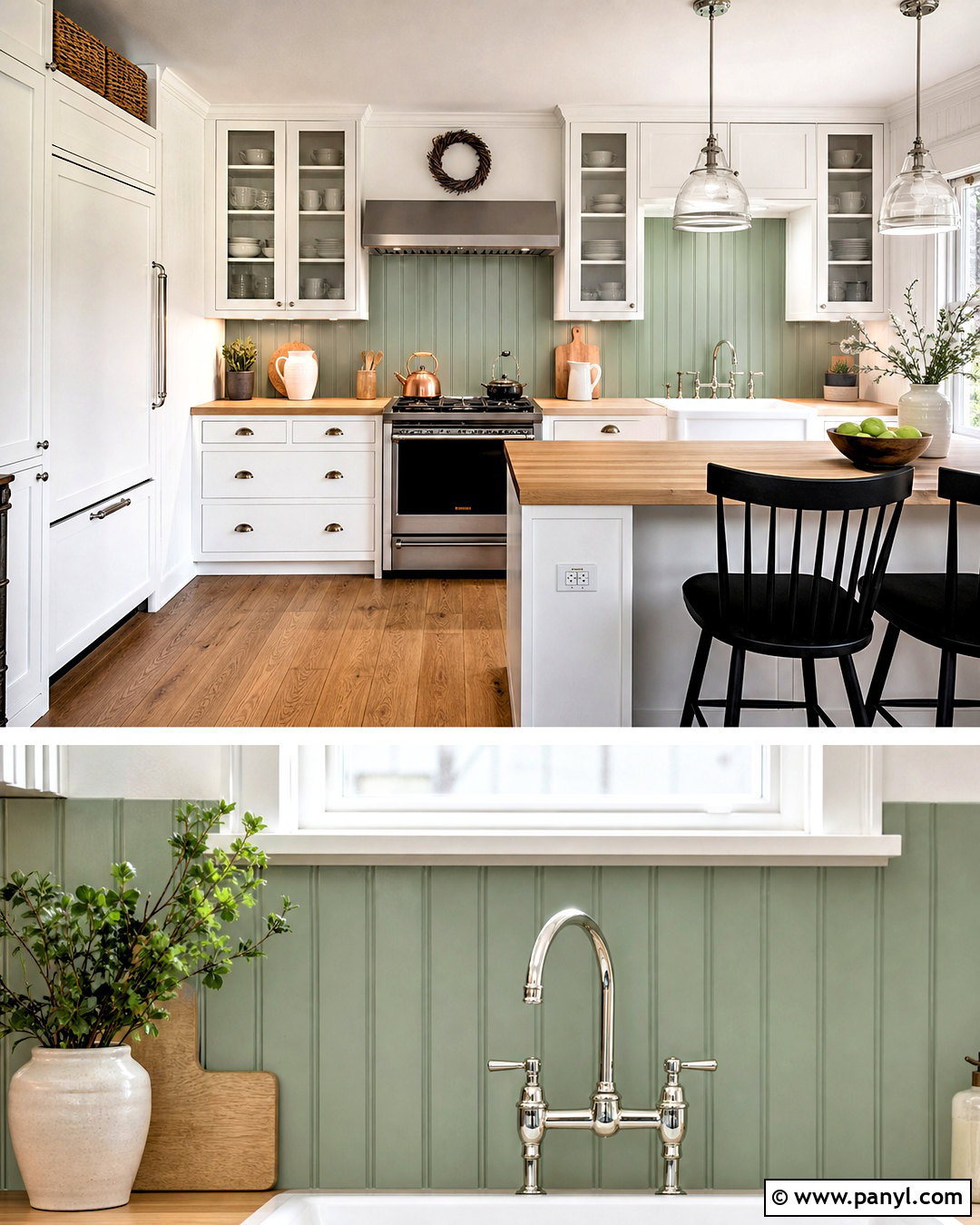 Beadboard Kitchen Backsplash - 20 kitchen backsplash ideas