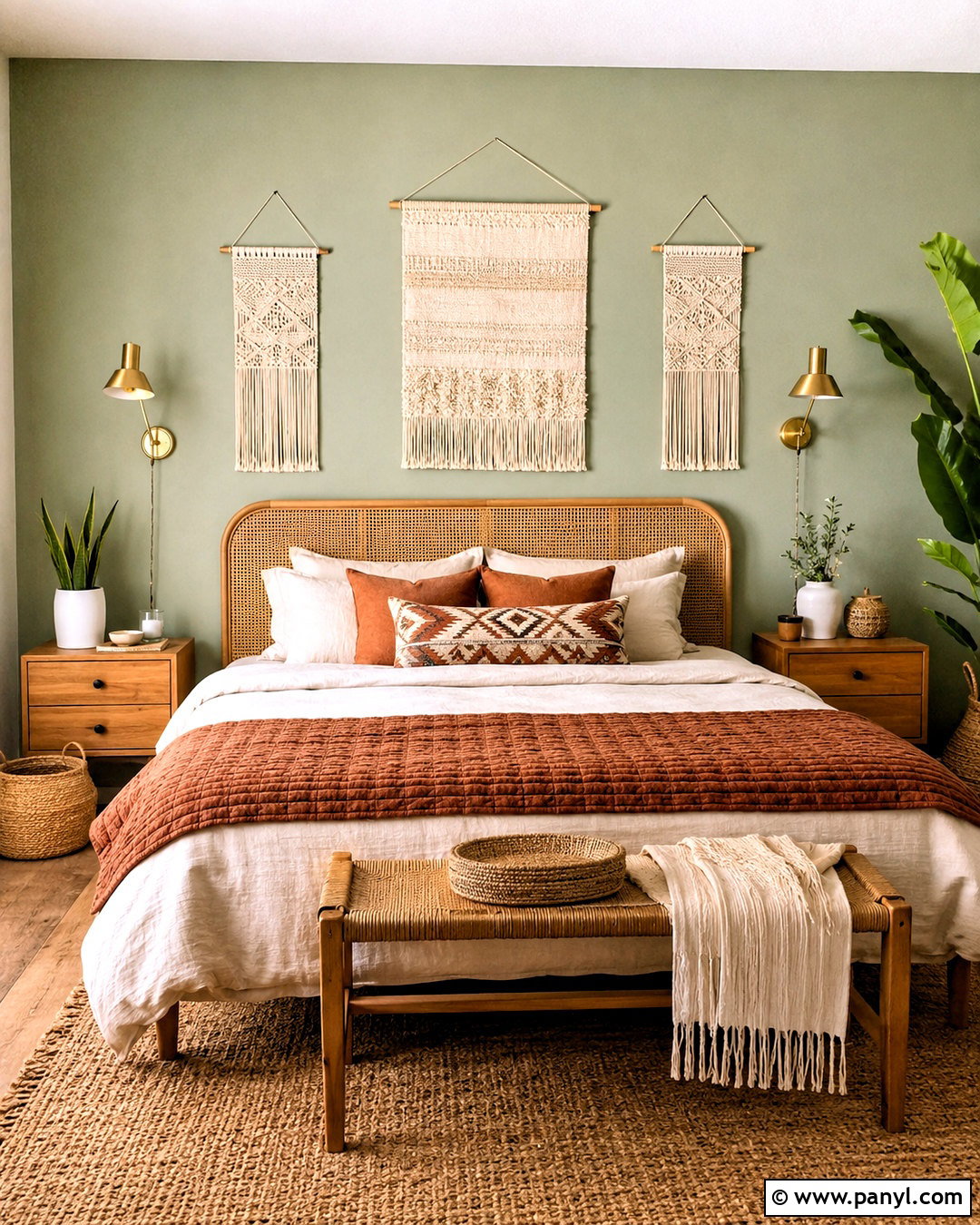 Bedroom Boho Wall - 20 boho wall design ideas