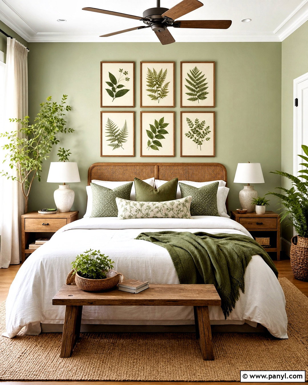 Bedroom Botanical Wall Decor - 20 wall decor bedroom ideas