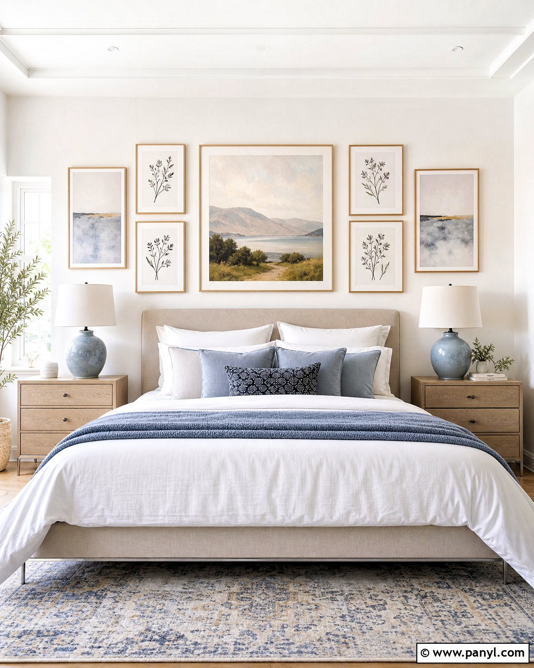 Bedroom Gallery Wall - 20 gallery wall ideas