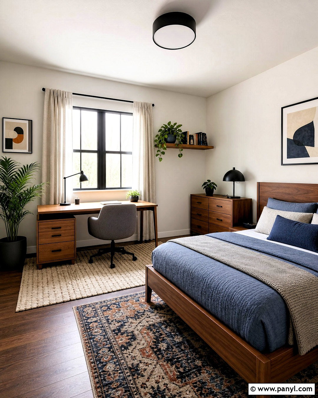 Bedroom Home Office - 20 room decor bedroom ideas