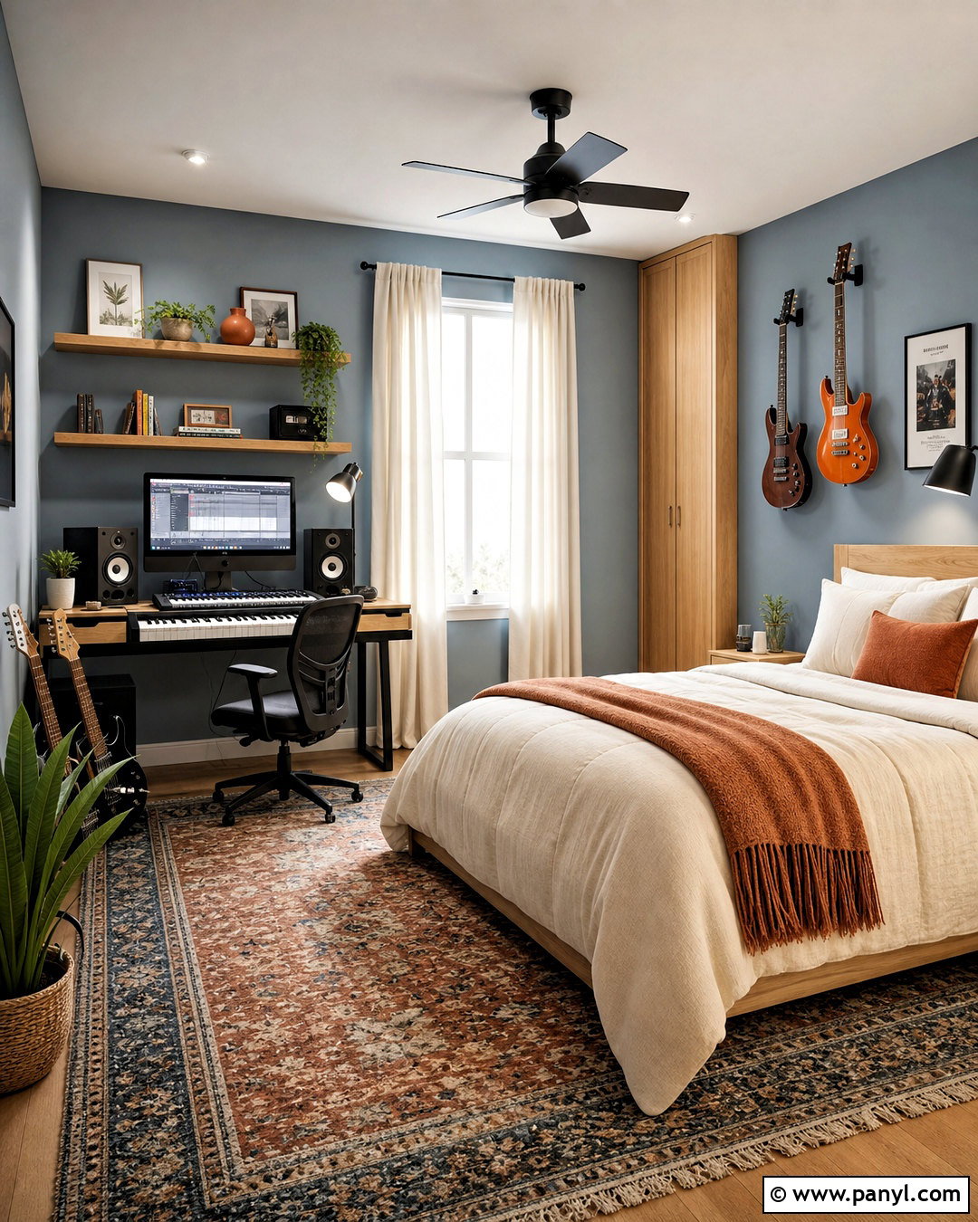 Bedroom Music Room - 20 home music room design ideas