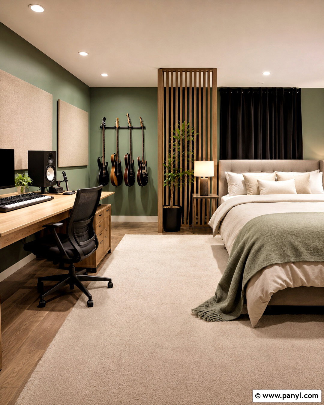 Bedroom Music Studio - 20 music studio decor interior design ideas